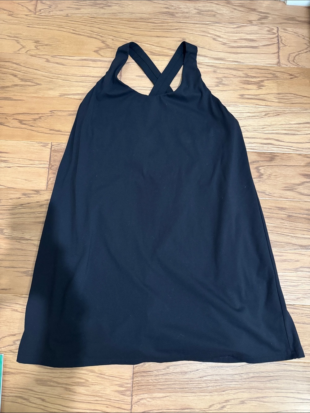 FLX Cross-Back Black Tennis Dress — Women